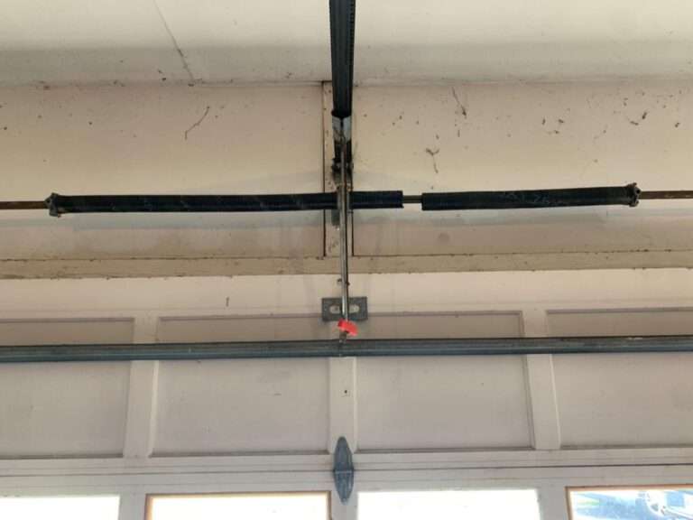 Garage door spring snapped
