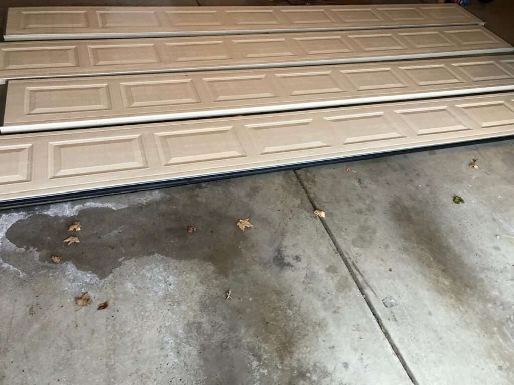 Garage door panels