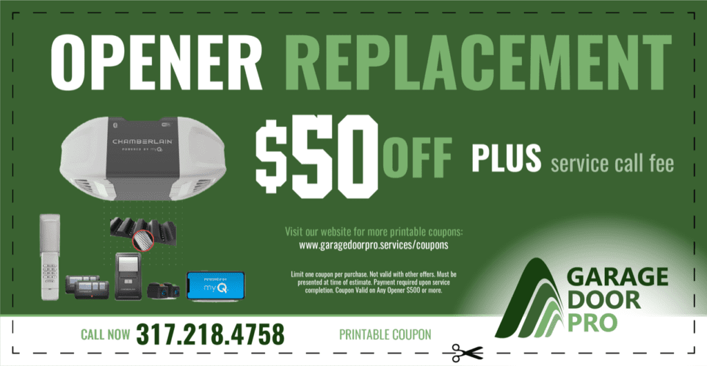Garage Door Pro Coupon - Opener Replacement