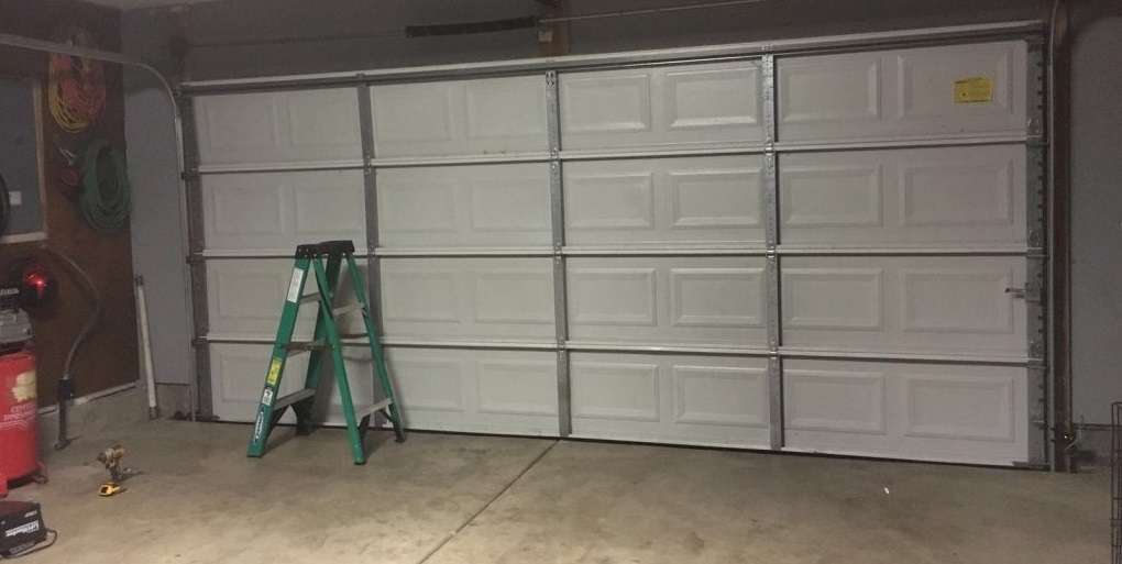 Garage door repaired