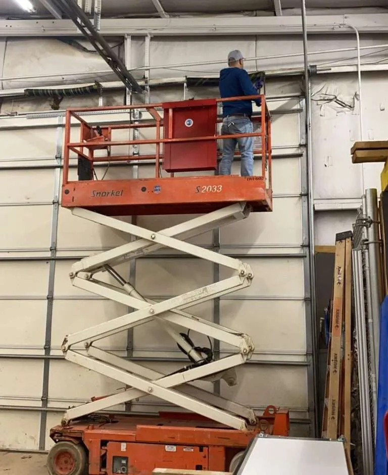 Commercial garage door spring replacement