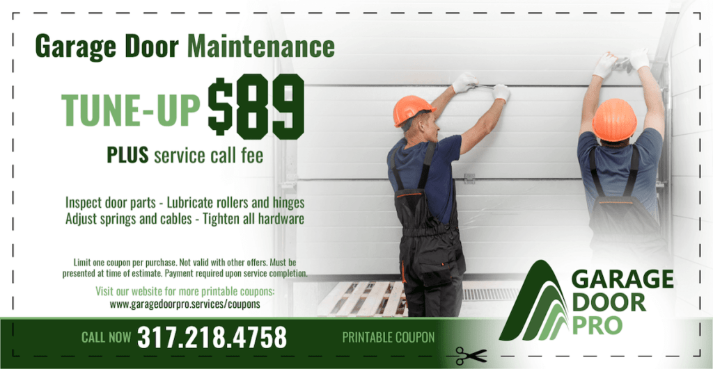 Garage Door Pro Coupon Maintenance