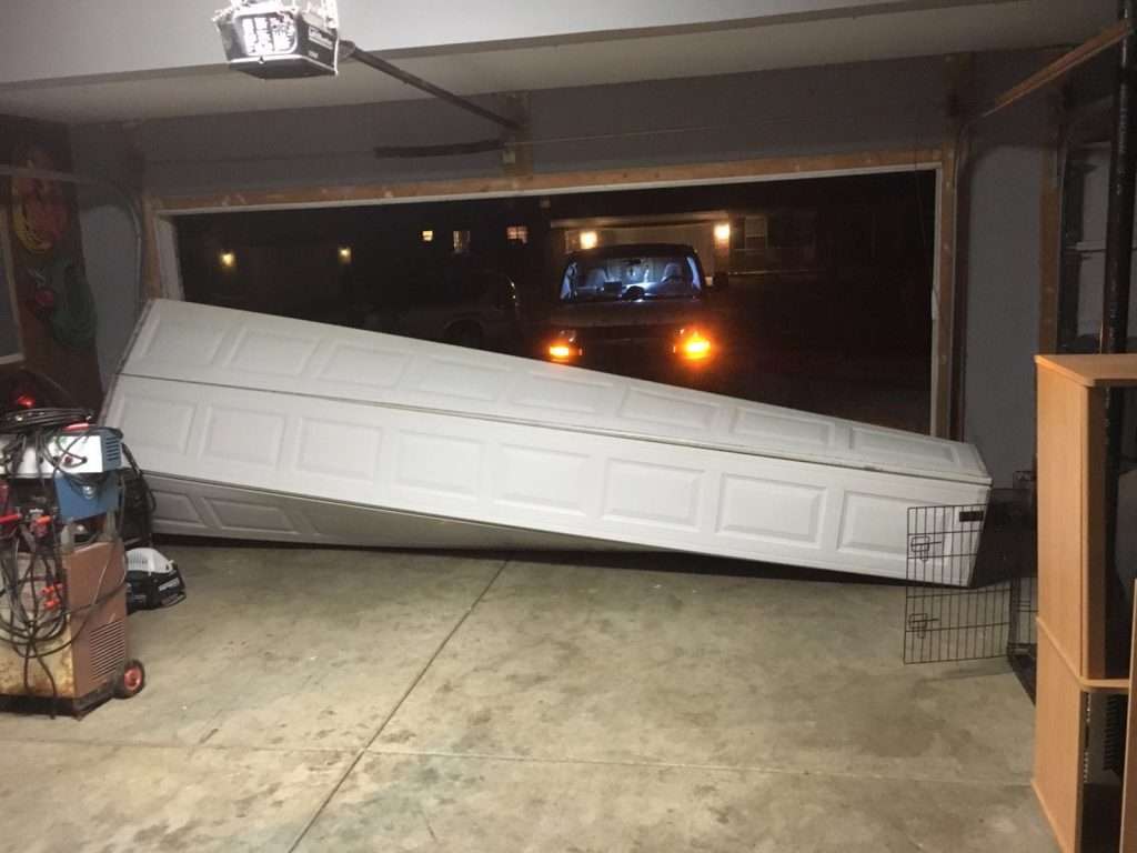 Garage door fall Indianapolis